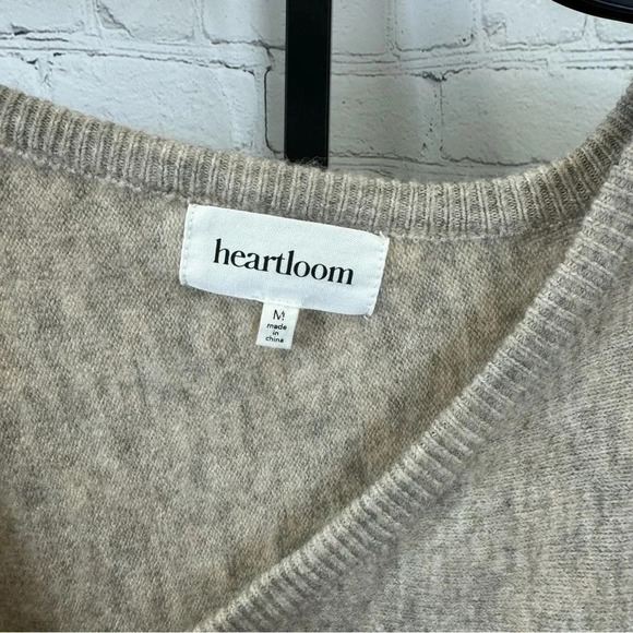 Heartloom Asymmetrical Square Neckline Sweater Size Medium - Picture 3 of 5